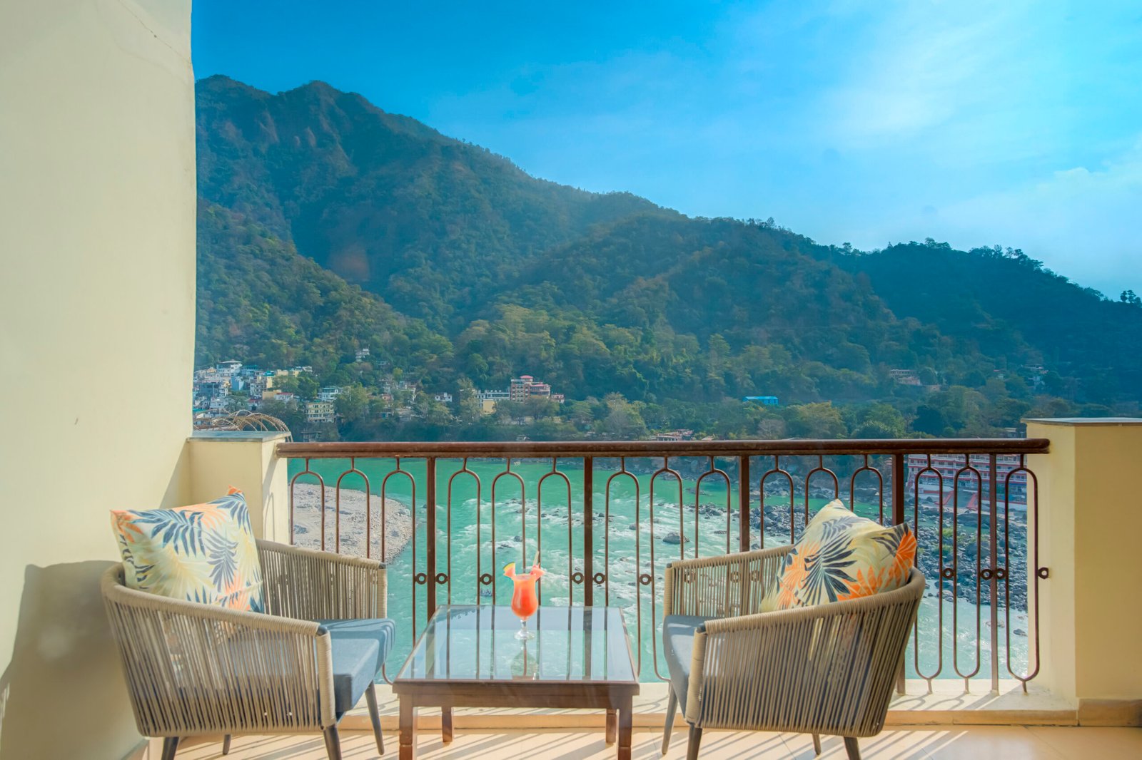 Best 4 Star Family Resort in Rishikesh near Ganga River offering Ganga View from our Balcony