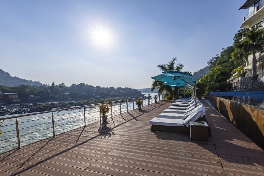 Riverside wedding venue at Divine Resort & Spa -The Best 4 satr Family Resort in Tapovan Rishikesh
