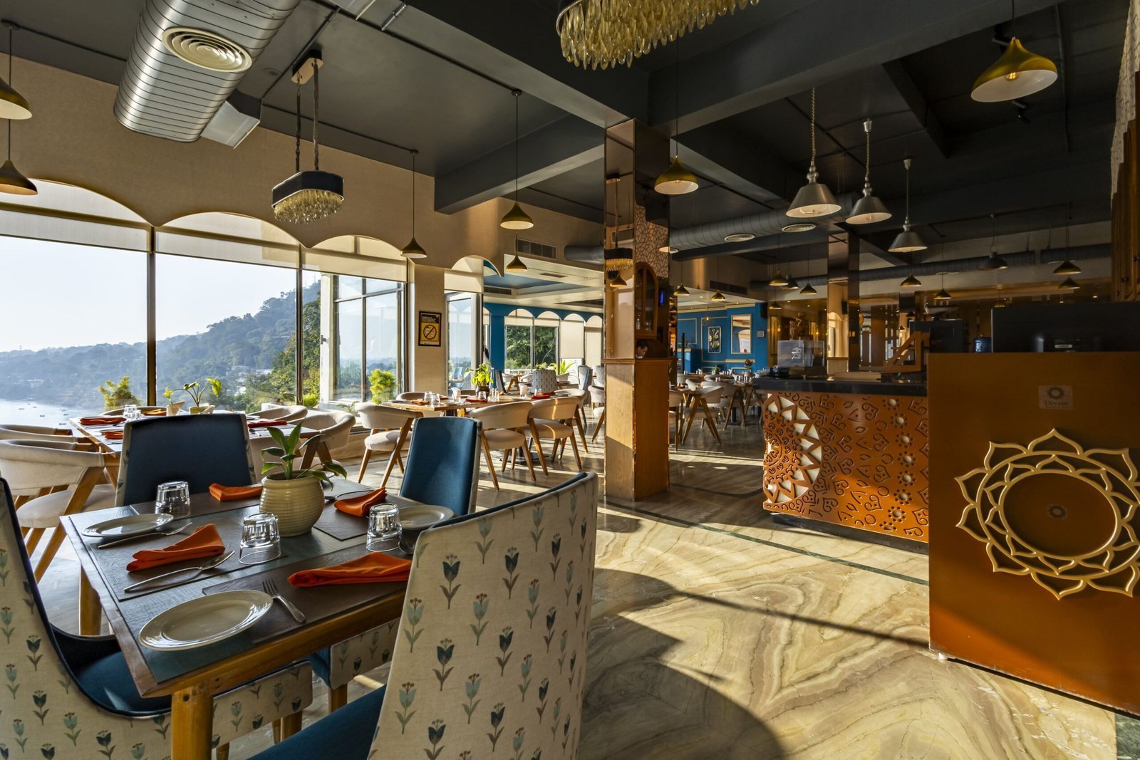 Tattva Restaurant - One of the Restaurants of the Best 4 Star Family Resort in Rishikesh Uttarakhand India